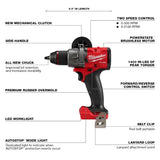 Perceuse à percussion-visseuse de 1/2 po M18 Milwaukee