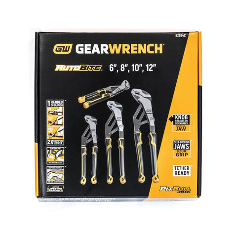 Ens. de 4 pinces Gearwrench