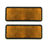 Réflecteurs ambrés 2pcs