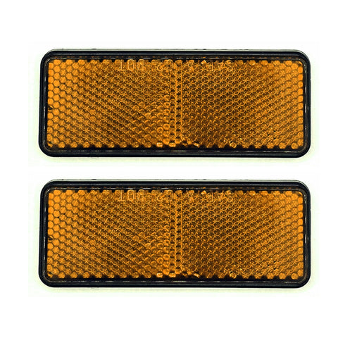 Réflecteurs ambrés 2pcs